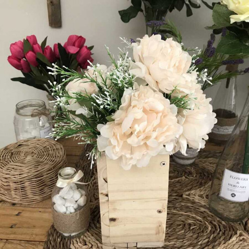 bán sỉ hộp gỗ cắm hoa